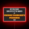 FNAF Employee Of The Month 2 RGB Neon Sign