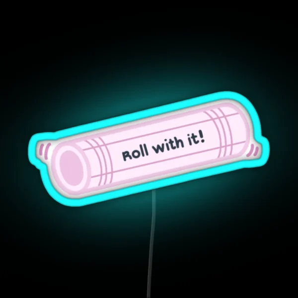 Foam Roller RGB Neon Sign