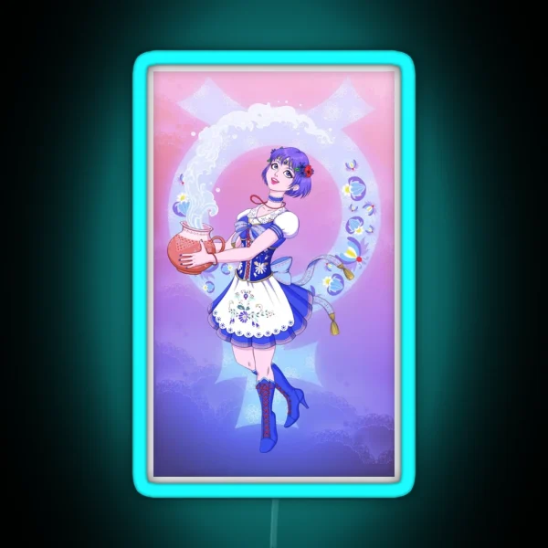 Folk Sailor Mercury RGB Neon Sign