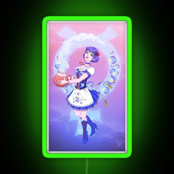 Folk Sailor Mercury RGB Neon Sign