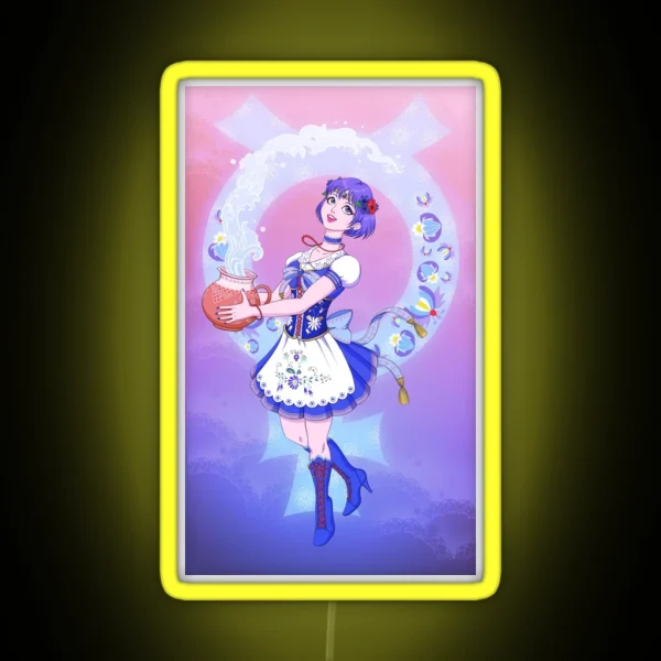 Folk Sailor Mercury RGB Neon Sign
