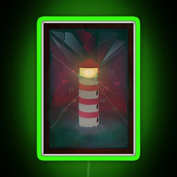 Follow The Light RGB Neon Sign