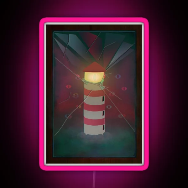 Follow The Light RGB Neon Sign