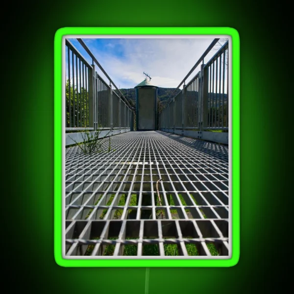Follow The Metal Walkway RGB Neon Sign
