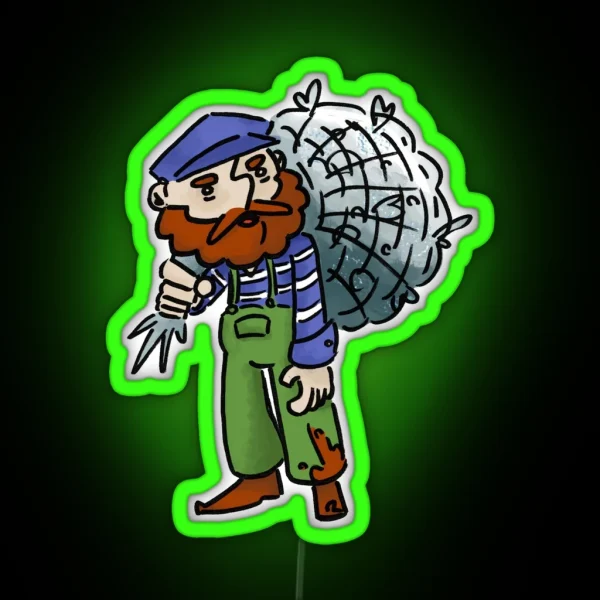 Fons The Fisherman RGB Neon Sign