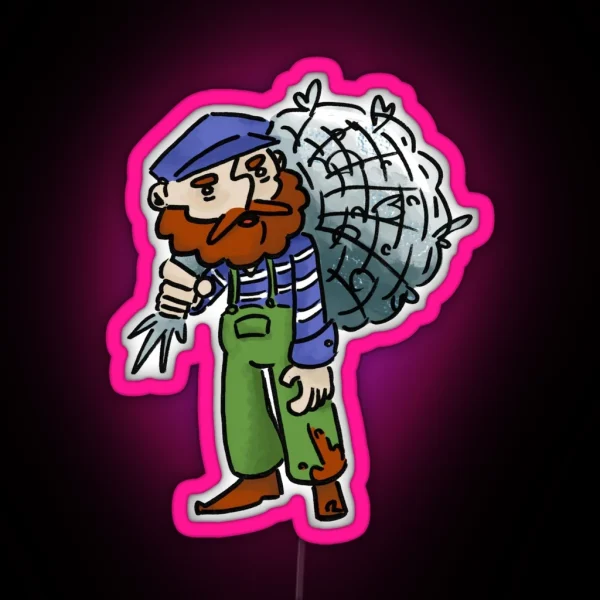 Fons The Fisherman RGB Neon Sign