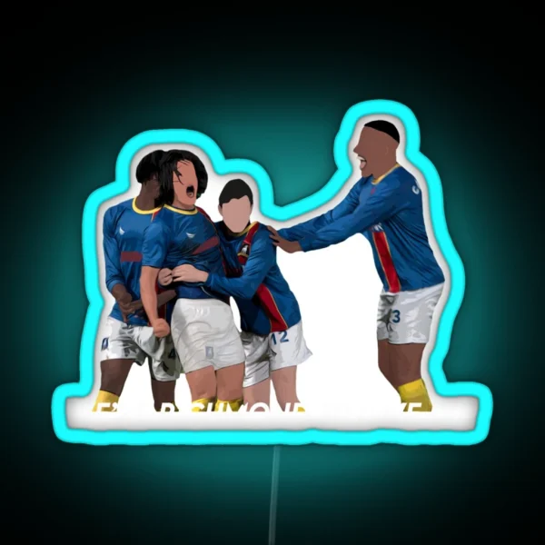 Football Team RGB Neon Sign