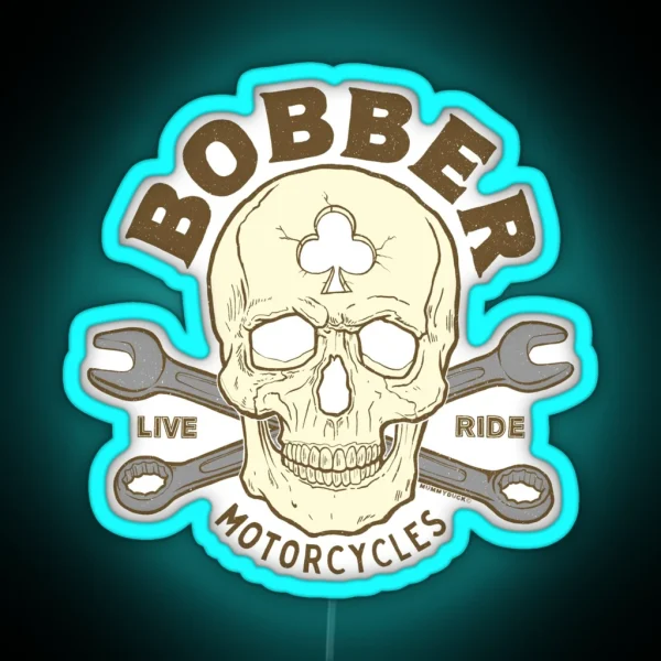 For A Bobber Rider With Superior Performance RGB Neon Sign