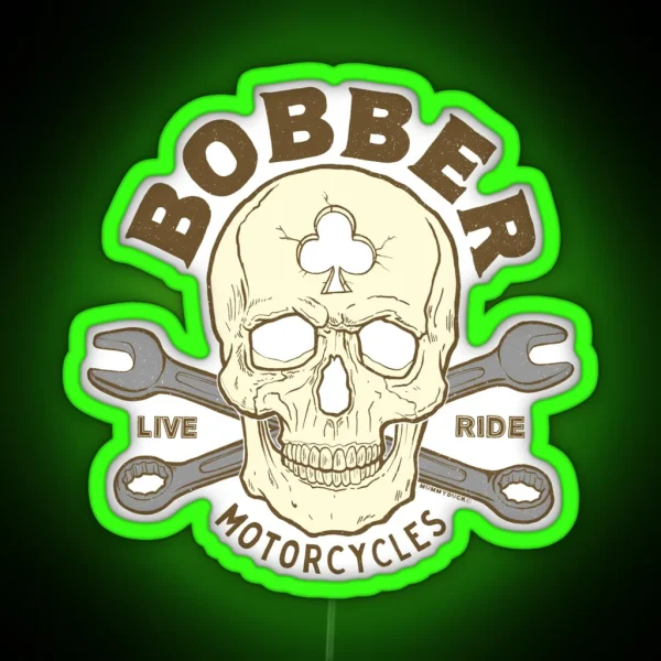 For A Bobber Rider With Superior Performance RGB Neon Sign