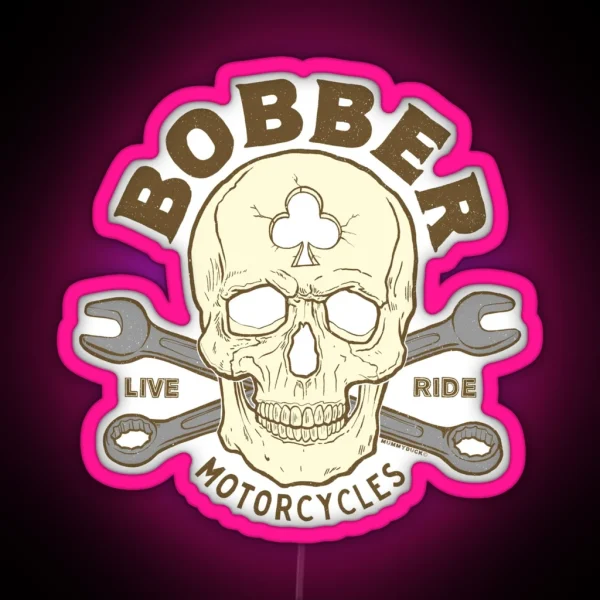 For A Bobber Rider With Superior Performance RGB Neon Sign