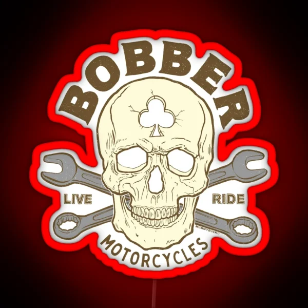 For A Bobber Rider With Superior Performance RGB Neon Sign