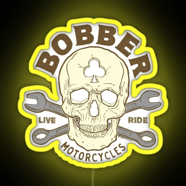 For A Bobber Rider With Superior Performance RGB Neon Sign