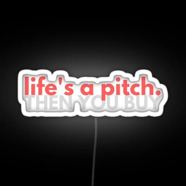 For Hustlers Entrepreneurs And Sales Closers RGB Neon Sign