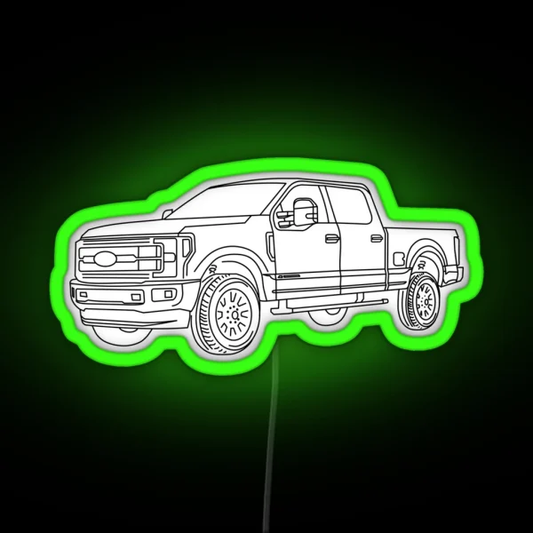 Ford F250 Super Duty RGB Neon Sign