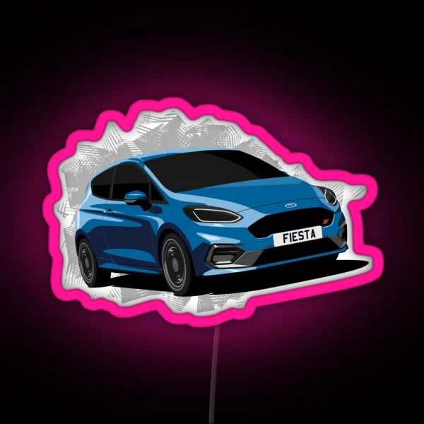 Ford Fiesta ST RGB Neon Sign