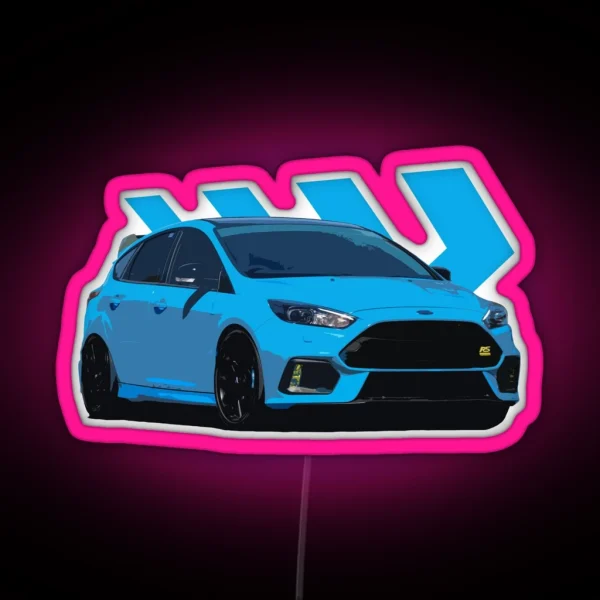 Ford Focus RS RGB Neon Sign