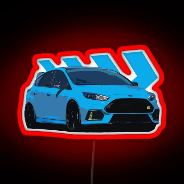 Ford Focus RS RGB Neon Sign