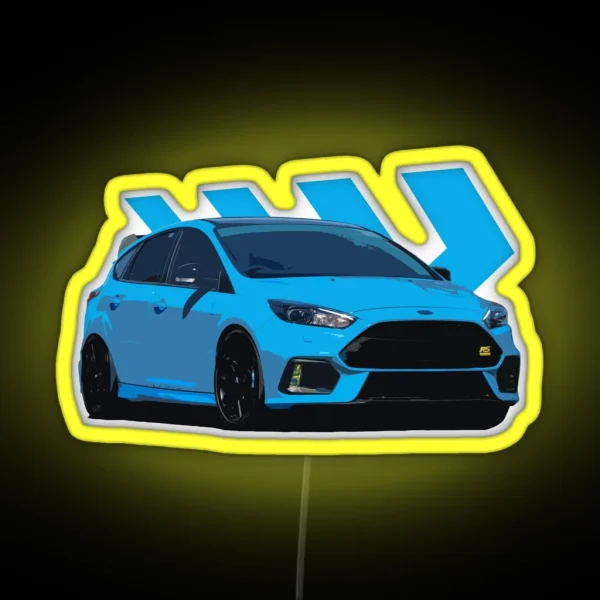 Ford Focus RS RGB Neon Sign