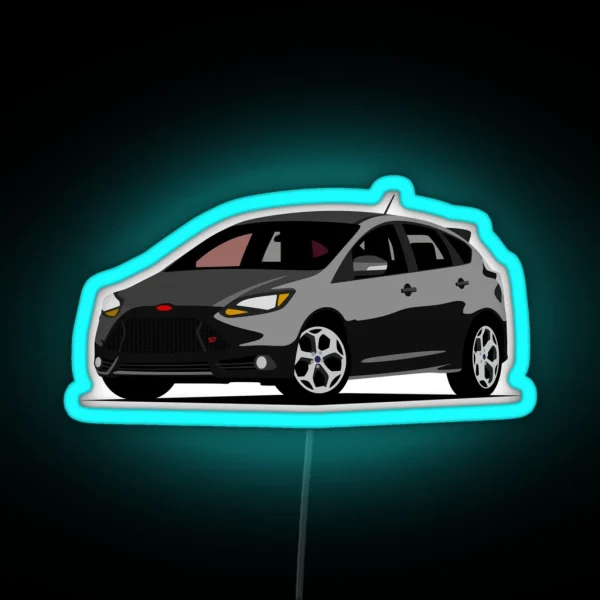 Ford Focus ST RGB Neon Sign