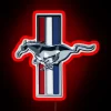 Ford Mustang Logo RGB Neon Sign - Image 2