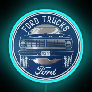 Ford Trucks Vintage Sign RGB Neon Sign