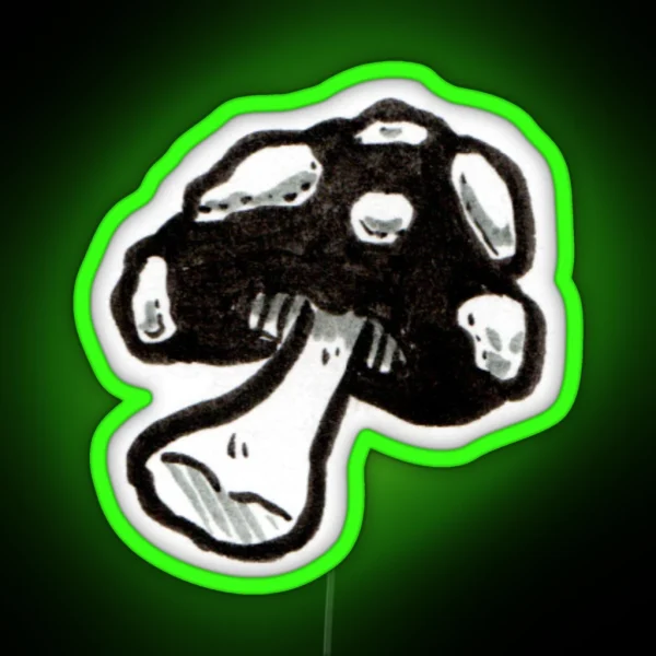 Forest Mushroom RGB Neon Sign