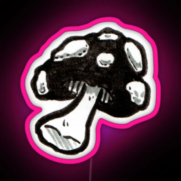 Forest Mushroom RGB Neon Sign