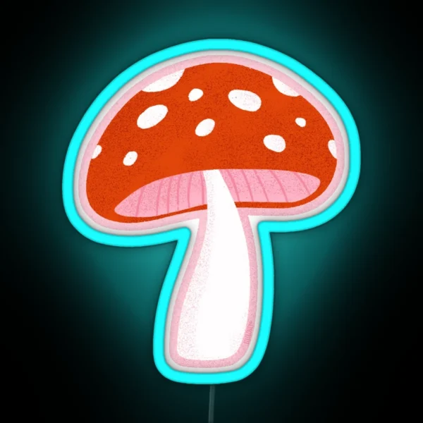 Forest Mushroom RGB Neon Sign