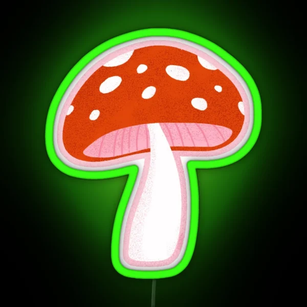 Forest Mushroom RGB Neon Sign