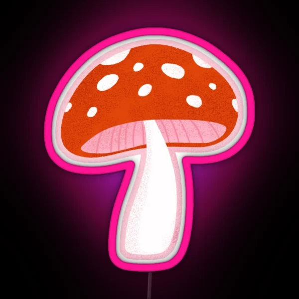 Forest Mushroom RGB Neon Sign