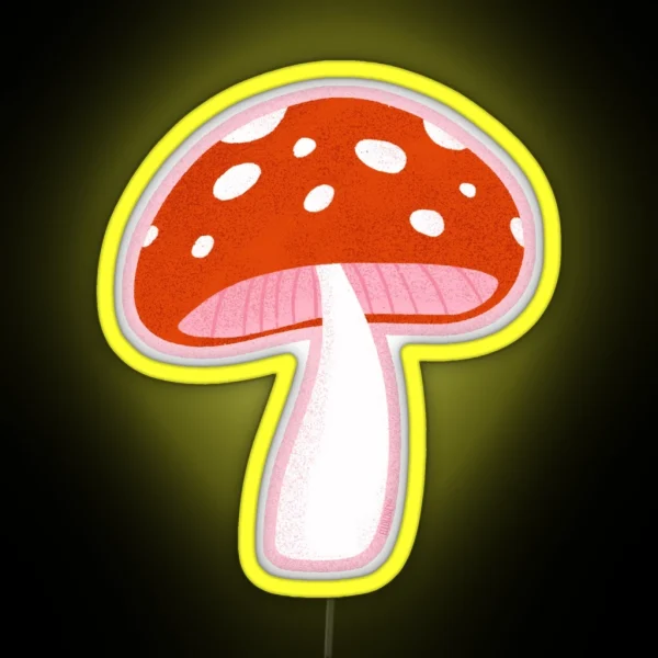 Forest Mushroom RGB Neon Sign