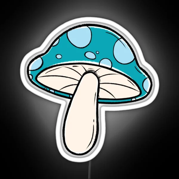 Forest Mushrooms RGB Neon Sign