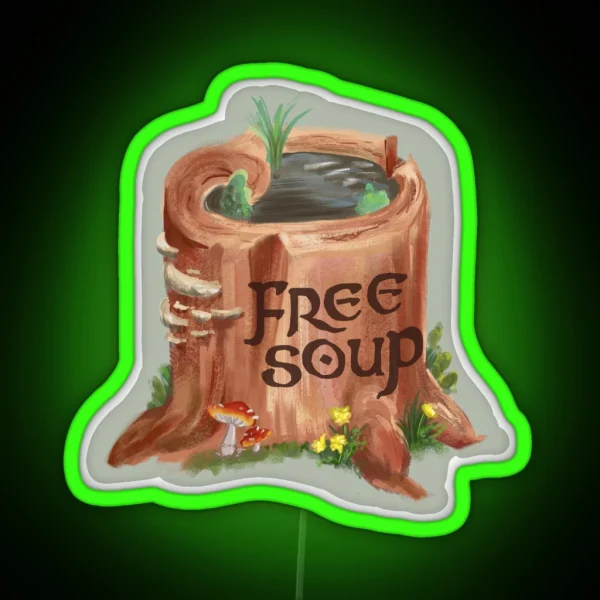 Forest Soup RGB Neon Sign