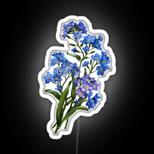 Forget Me Nots RGB Neon Sign