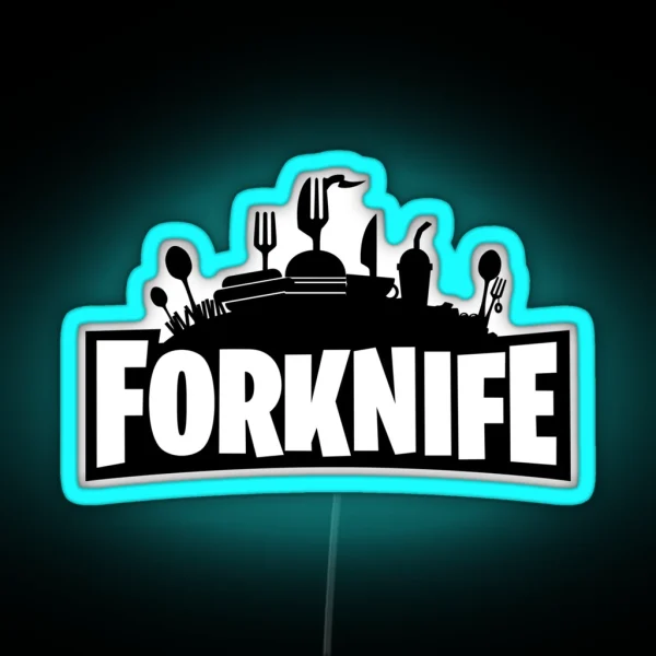 Forknife RGB Neon Sign