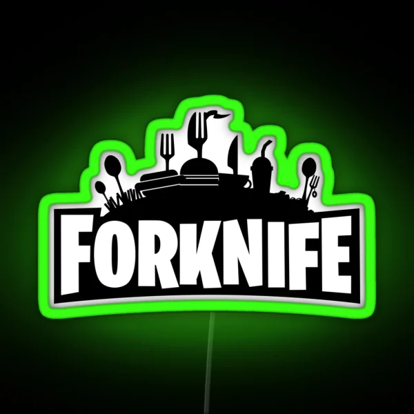 Forknife RGB Neon Sign