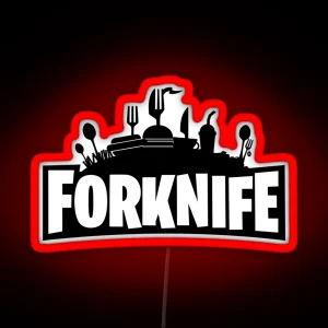 Forknife RGB Neon Sign