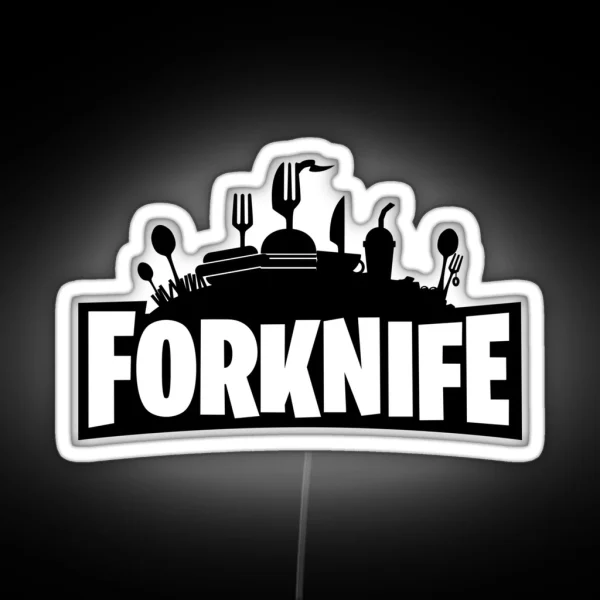 Forknife RGB Neon Sign