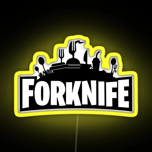 Forknife RGB Neon Sign