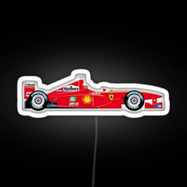 Formula 1 Ferrari RGB Neon Sign