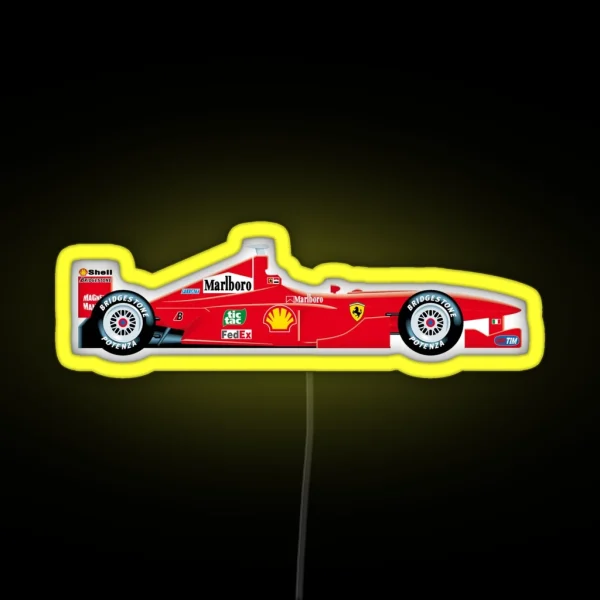 Formula 1 Ferrari RGB Neon Sign