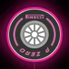 Formula One Firelli Tire RGB Neon Sign - Image 6
