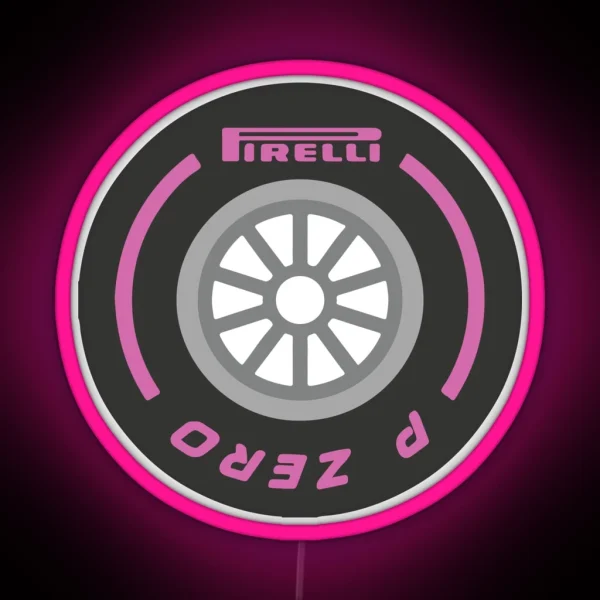 Formula One Firelli Tire RGB Neon Sign