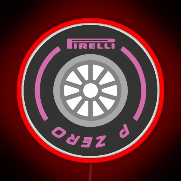 Formula One Firelli Tire RGB Neon Sign