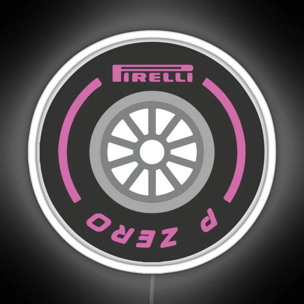 Formula One Firelli Tire RGB Neon Sign