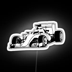 Formula One Racer RGB Neon Sign