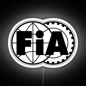 Formula1 FIA Logo RGB Neon Sign