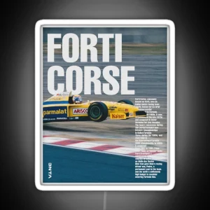 Forti Corse Vintage F1 RGB Neon Sign