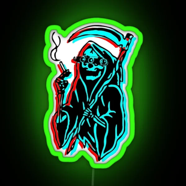 Forward Observations Grim Reaper RGB Neon Sign