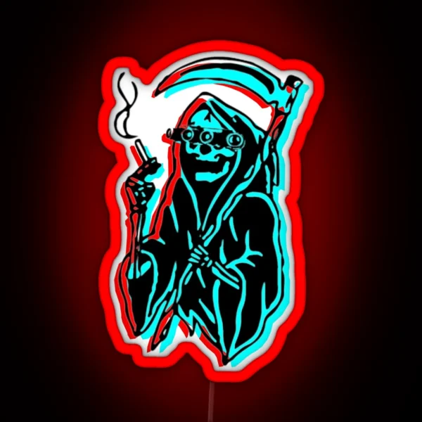 Forward Observations Grim Reaper RGB Neon Sign